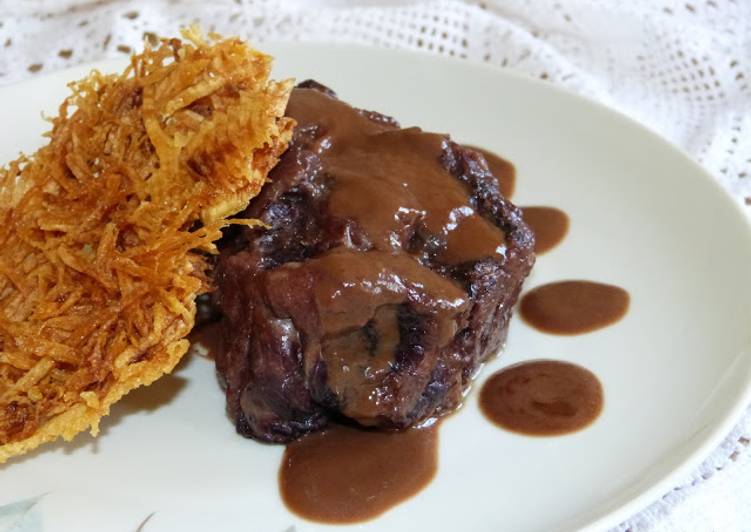 Rabo de toro con chocolate