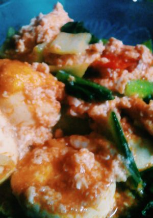Foto resep Pokcoy Tofu Siram Telur
