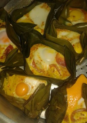 Foto resep Botok telur asin 