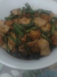 Foto resep Tumis kacang panjang tahu tempe