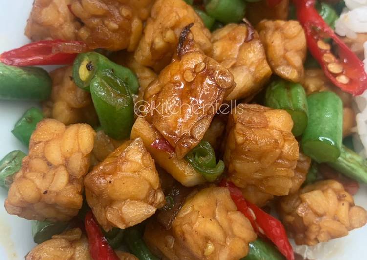 Tumis Tempe Buncis Bumbu Kecap