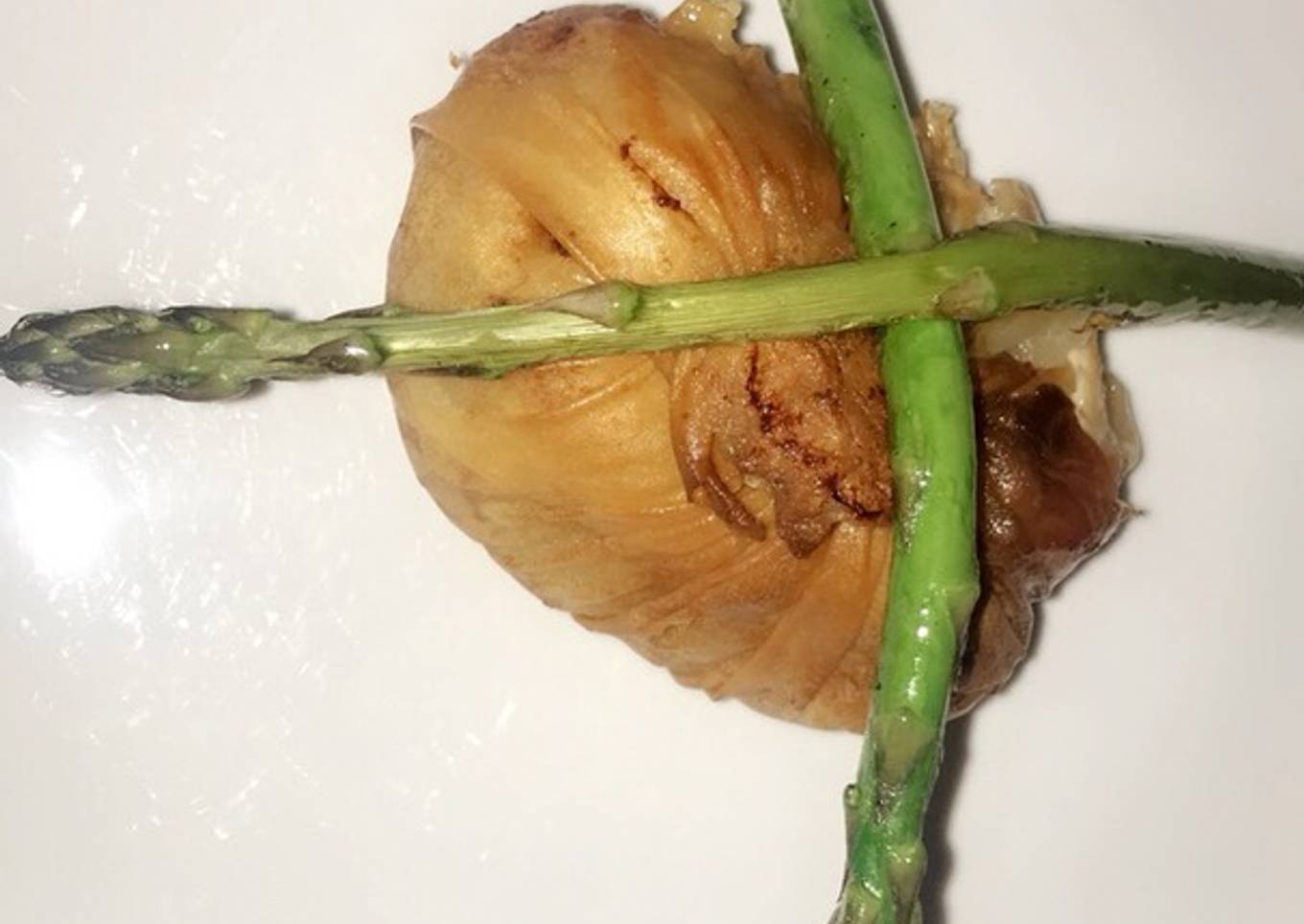 Chicken breast wrapped in filo pastry