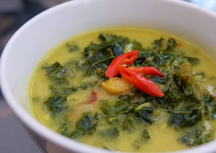 Sayur Bobor kale udang (gulai kale udang)