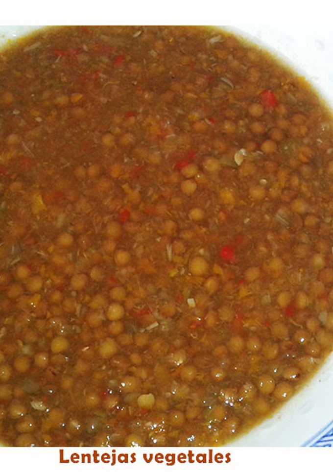 Una foto de Lentejas vegetales