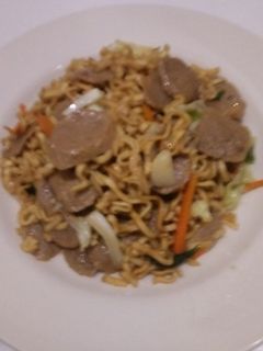 Foto resep Mie goreng bakso