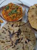 Bengali bhartha aur bajri rotla