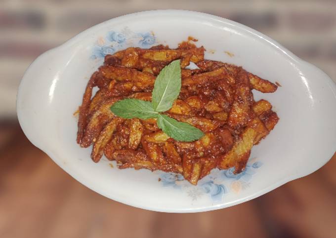 Chatpate Laal Aloo fries 🍟