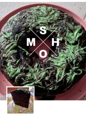 Foto resep Brownies Marble Choco Mint