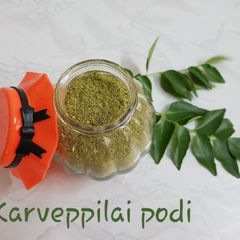 A picture of Curry leaves powder.