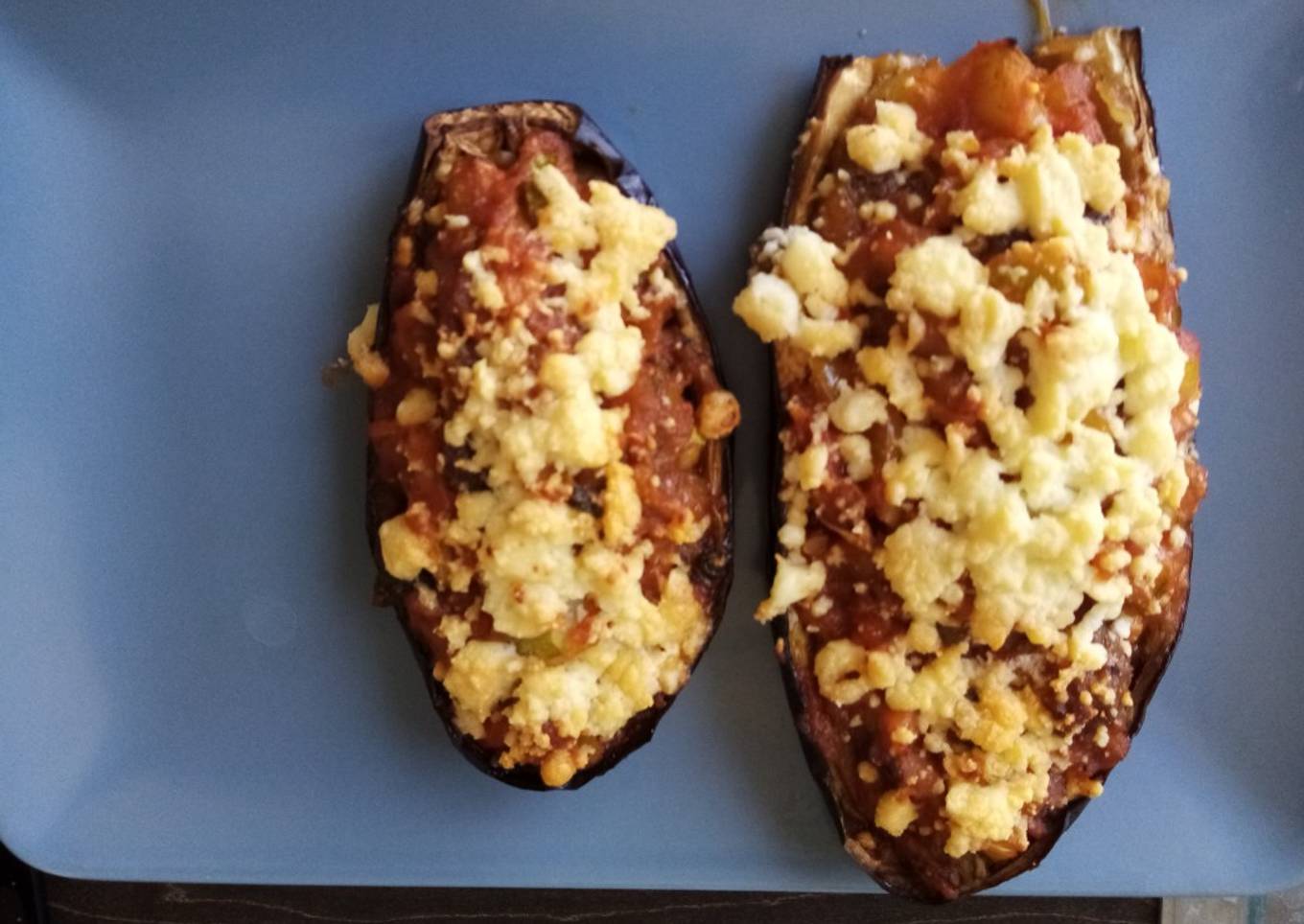 Berenjena rellena (vegetal)