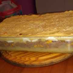 Una foto de Pastel de papas de mi familia