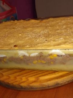 Una foto de Pastel de papas de mi familia
