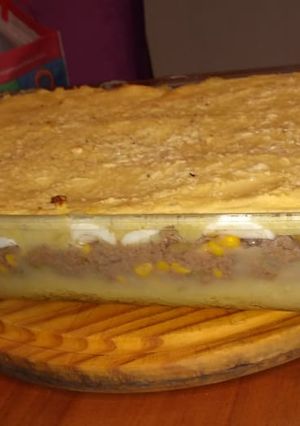 Una foto de Pastel de papas de mi familia