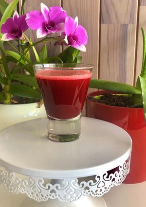Une photo de Jus pomme betterave