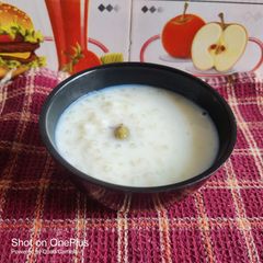 A picture of Sabudana Kheer.