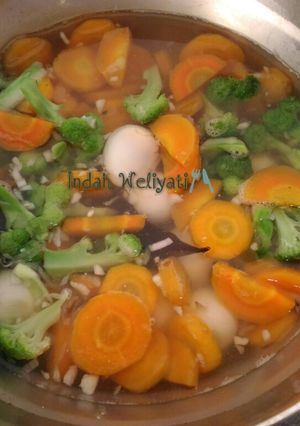 Foto resep Sayur bening telor puyuh