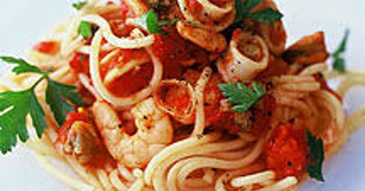 Resep Spaghetti Seafood Oleh Mia Cucina Cookpad