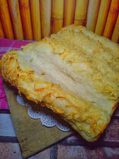 Foto resep Cheese bread stick (milky bread eggless)
