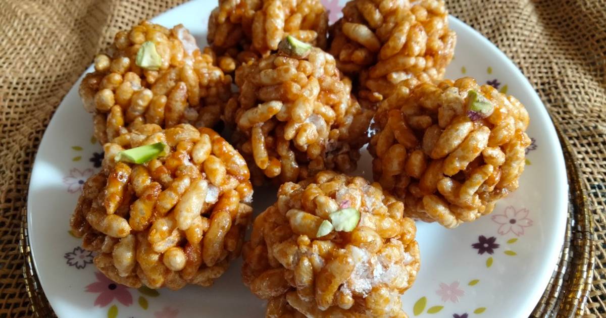 Murmura laddu Recipe by Kalpana Rai - Cookpad Murmura laddu Recipe by Kalpana Rai
