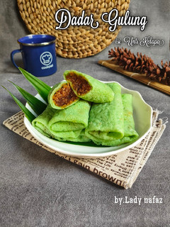 Foto resep Dadar Gulung isi Unti Kelapa
