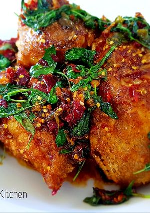 A picture of Spicy Basil Cod Fish.