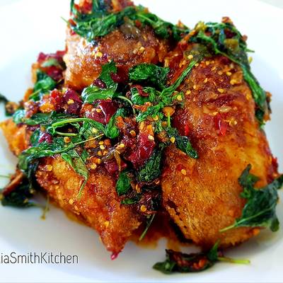 Spicy Basil Cod Fish