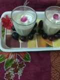 Khajur shake with ice cream