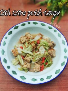 Foto resep Cah Sawi Putih Tempe