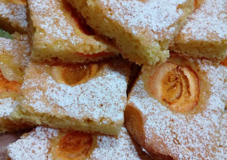 Quadrotti all'albicocca