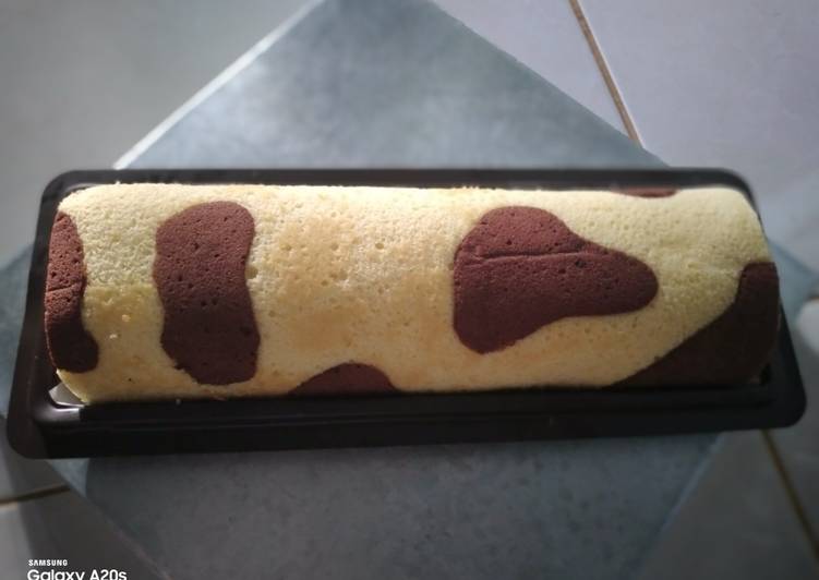 Moo moo chocco roll cake