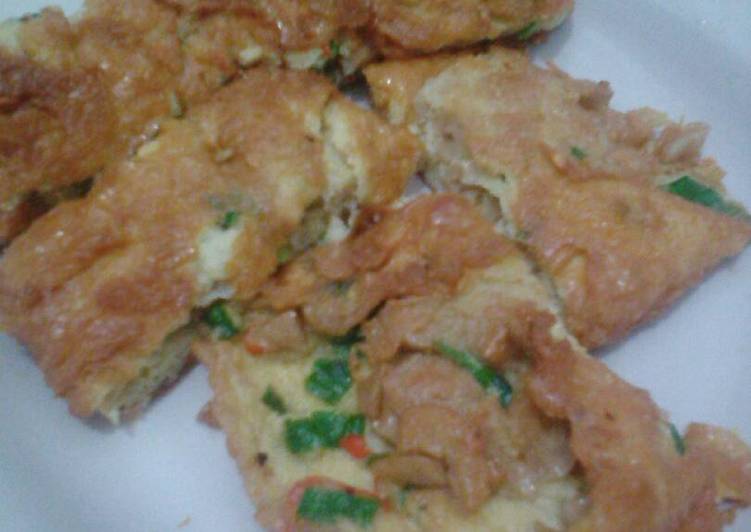 Bumbu Telor dadar gulung bakso ayam | Cara Bikin Telor dadar gulung bakso ayam Yang Mudah Dan Praktis