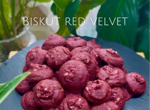 Gambar Biskut red velvet