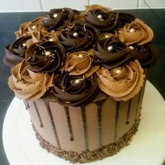 A picture of Chocolate Cake With Butter Cream.
