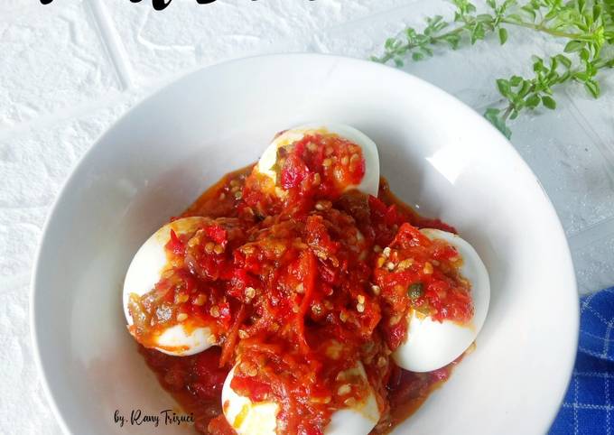 Resep Telur balado Resep Telur balado
