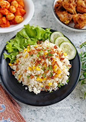 Foto resep Nasi Gurih Jagung