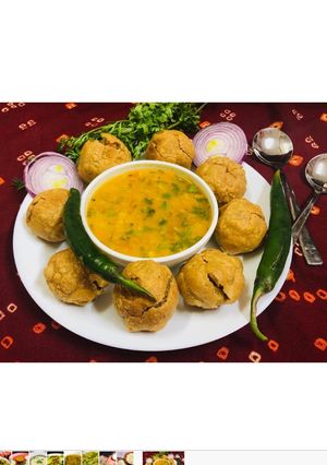 A picture of Daal Batti.