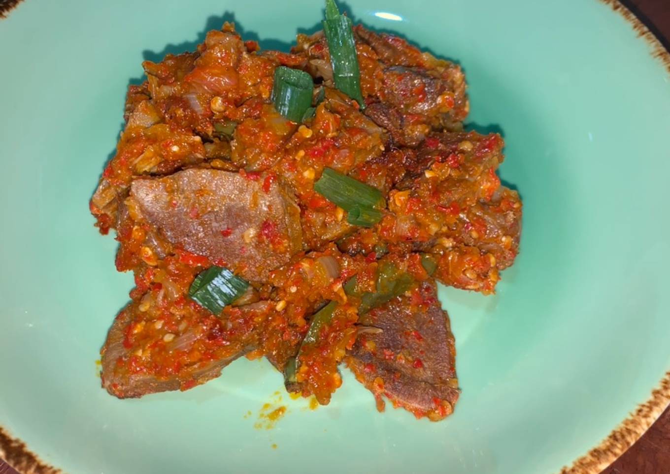 Lidah sapi pedas (bisa u diet)