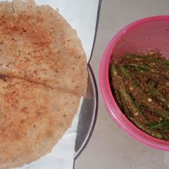 A picture of Masala parantha.