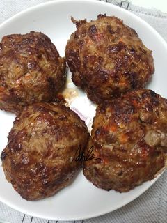 氣炸多蔬漢堡排 的食譜成品照片