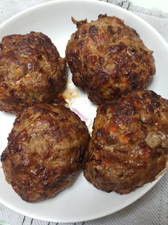 氣炸多蔬漢堡排 的食譜成品照片