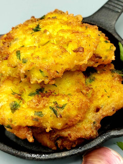 Una foto de Tortitas de bacalao