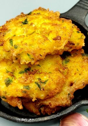 Una foto de Tortitas de bacalao