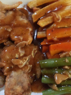 Foto resep Crispy Steak Saos Hitam Praktis