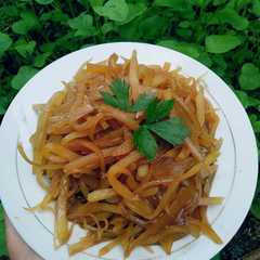 รูปของ Oseng Kates Muda (Tumis Pepaya Muda)