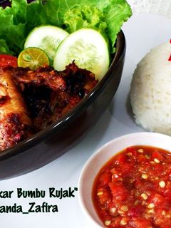 Foto resep Ayam Bakar Bumbu Rujak