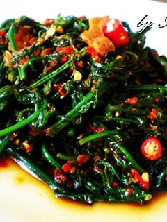 Foto resep Tumis Pakis Ikan Asin