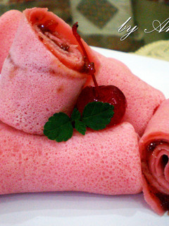 Foto resep Strawberry Pancake Roll