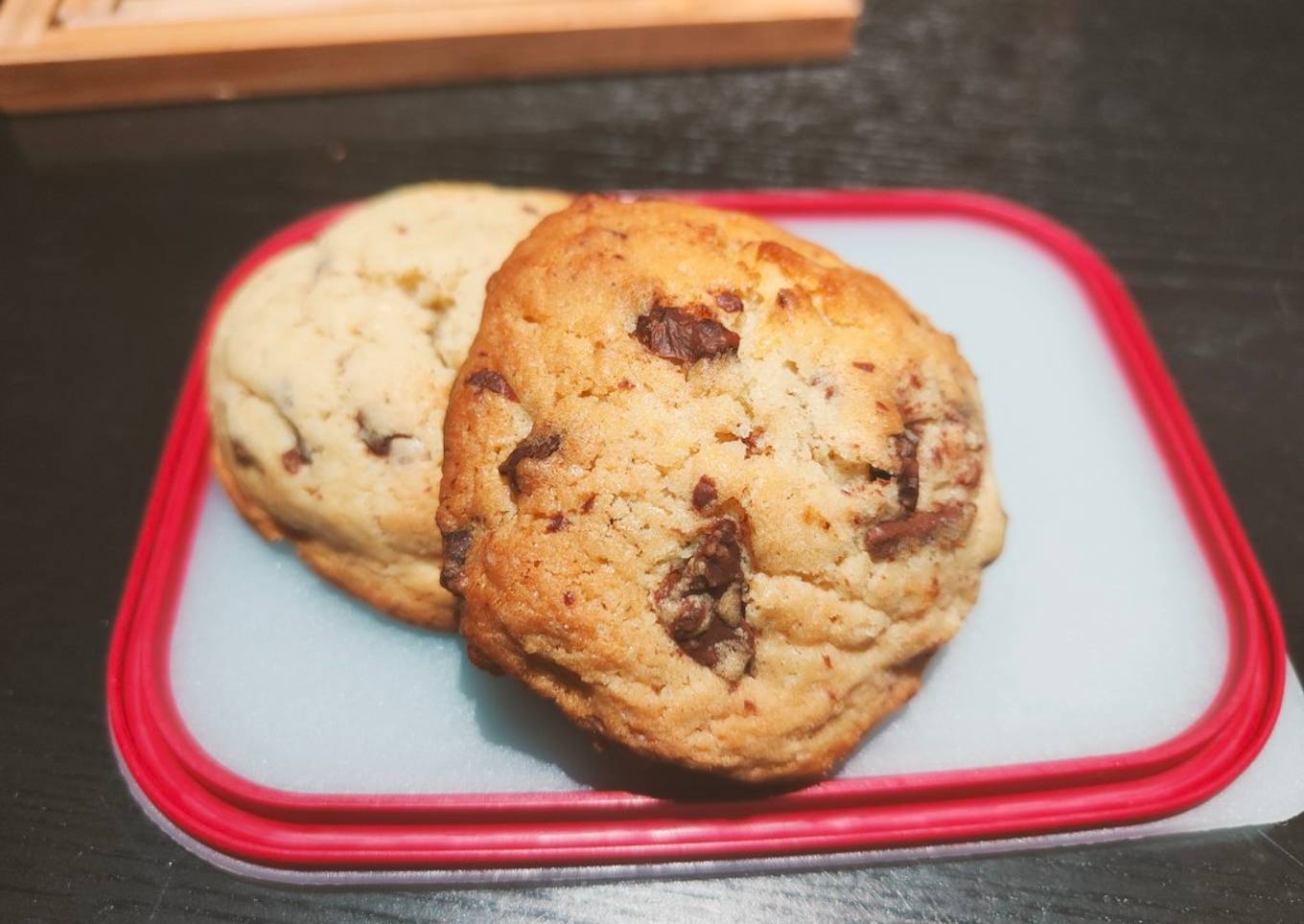 Cookies au caramel beurre salé et chocolat au lait