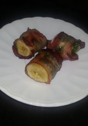 Una foto de Tentempié de Banano y Tocineta