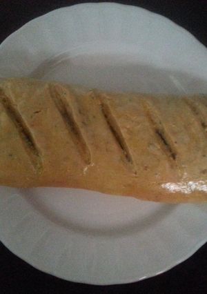 Una foto de Pan de ajo y orégano